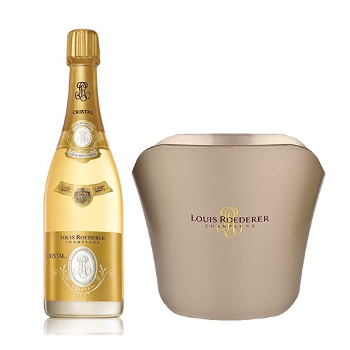 Louis Roederer Cristal 75cl Vintage 2012 with Louis Roederer Ice Bucket